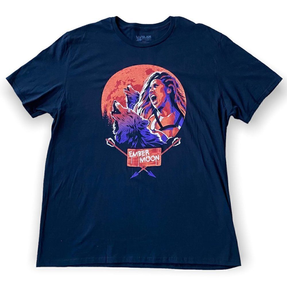 Lootcrate Slam Crate Men’s Black Ember Moon Graphic Short Sleeve Tee Shirt SZ XL